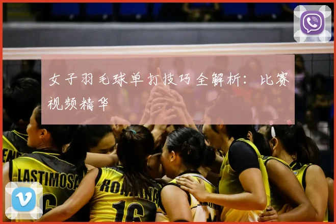 女子羽毛球单打技巧全解析：比赛视频精华